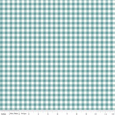 Bee Ginghams 12552T Teal Lori Holt Riley Blake