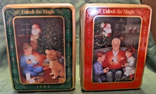 2 Vintage 1994 Unlock the Magic – Oreo Cookie Tins by Nabisco EMPTY