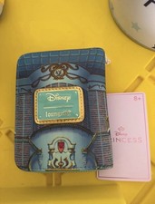 Loungefly Disney Beauty and the Beast Belle Library Small Zip Wallet NEW
