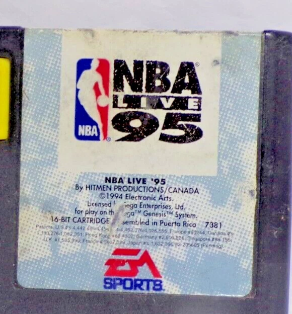 NBA Live 95 Authentic (Sega Genesis)  Cartridge Only - Image 2 of 4