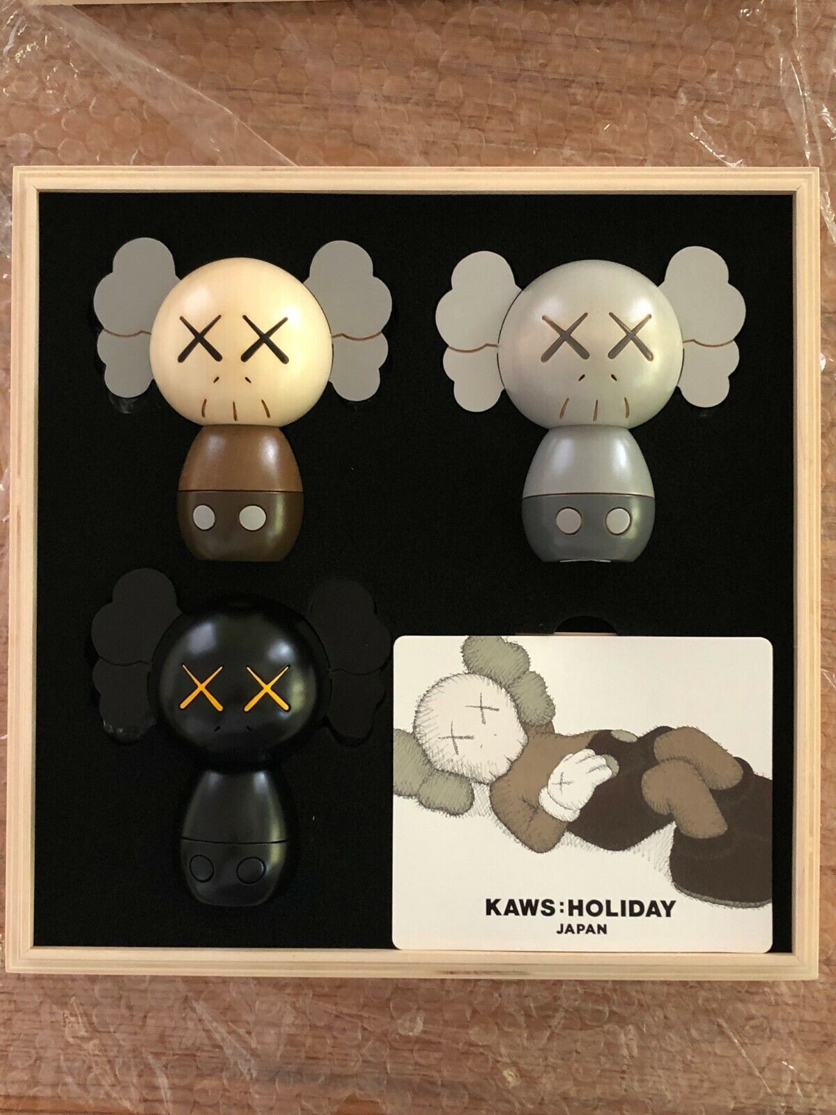KAWS:HOLIDAY JAPAN Limited Kokeshi Doll Set LE 1000 - SATRANG 