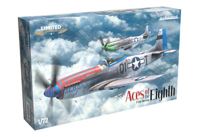Eduard 2147 P-51D Mustang 'Aces of the Eighth' Dual Combo 1/72 Scale Model Kits