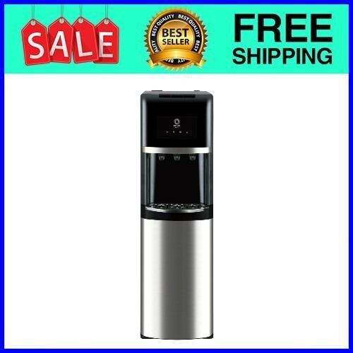 Primo Deluxe Bottom Load Black and Stainless Water Dispenser model 900130