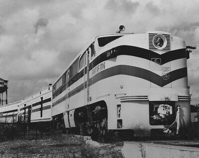 Der Freedom Train unter der Leitung von Alco PA 1776, der Geist von 1776 (1947-49) 5 x 7 Foto