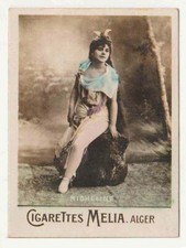 Cigarettes Melia Algeria Overseas Card Actresses Tirage A - Micheline