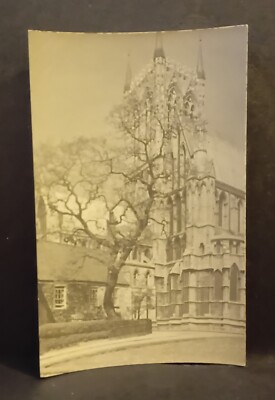 Alte Postkarte Kirche - unbekannter Ort könnte Lincoln Lincolnshire UK sein