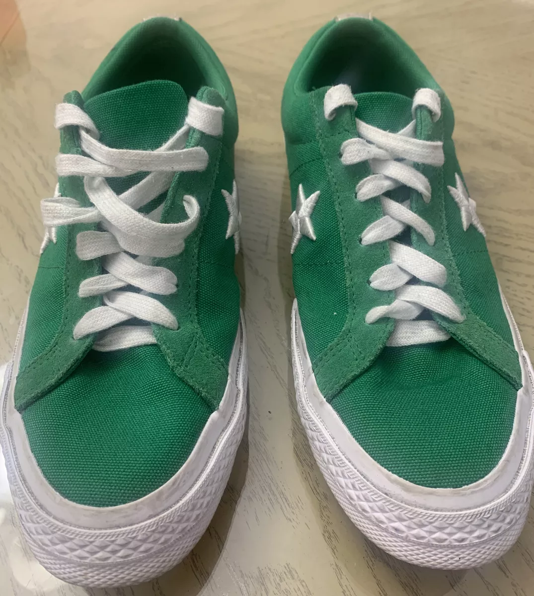 converse one green canvas low 160599C Men's 6 | eBay