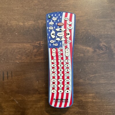 Rado Shack 4 In 1 Remote Universal USA Flag