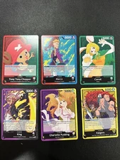 One Piece TCG OP08 Two Legends Base Leader Set