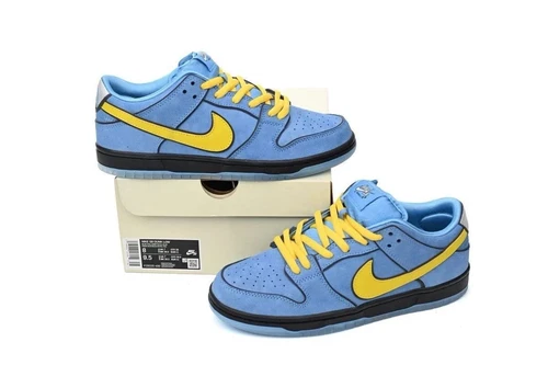 Nike SB Dunk Low x The Powerpuff Girls“Bubbles" FZ8320-400 men's casual Shoes
