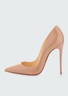 100% AUTHENTIC NEW WOMEN LOUBOUTIN SO KATE 120 NUDE PATENT PUMPS/HEELS US 7 — photo 2