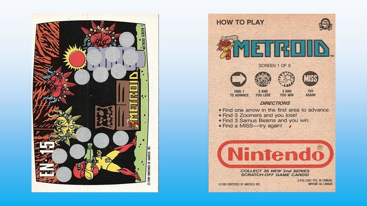 Nintendo Game Pack Series 2 Cards - You Pick - 1989 O-PEE Nintendo Game Pack Series 2 Cards - You Pick - 1989 O-PEE