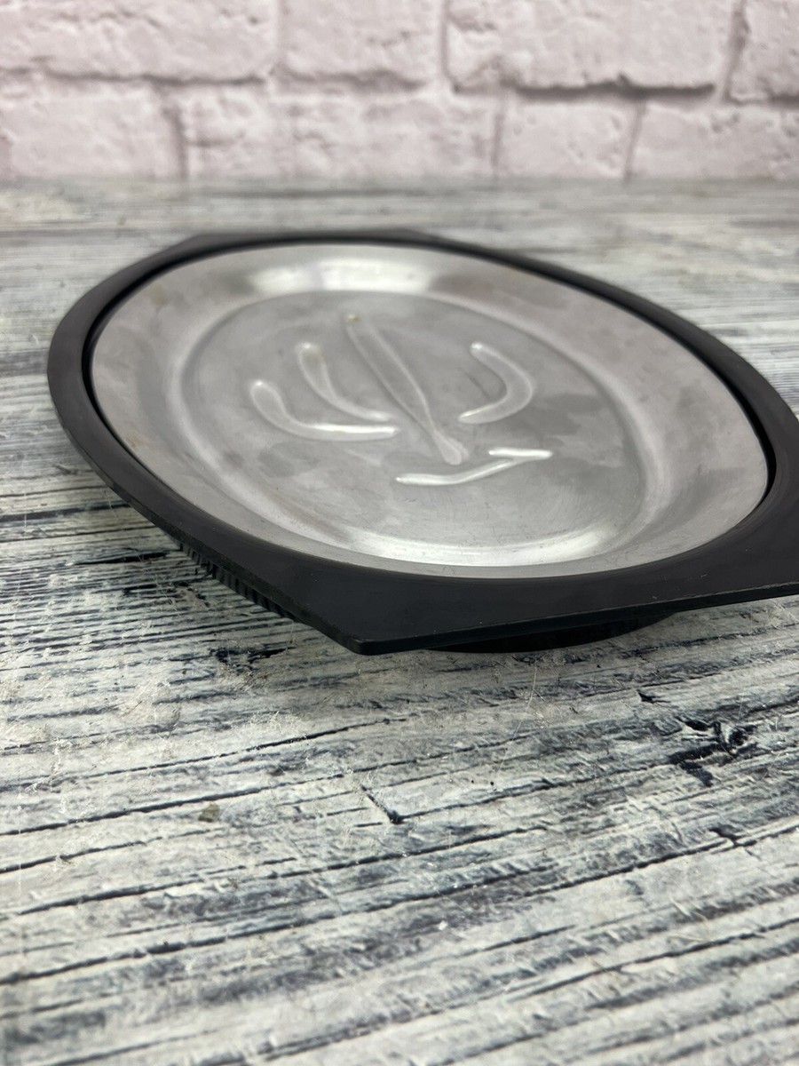 Lot De 4 Plats à Fajitas Nordic Ware Serv-A-Sizzler – Alu/Bakélite – Vintage Cactus