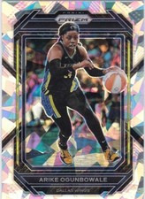 2023 Prizm WNBA SILVER CRACKED ICE #95 Arike Ogunbowale - Dallas Wings
