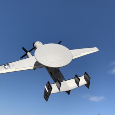 1:145 Diecast Military Model Northrop Grumman E-2CJ Hawkeye Warning Aircraft