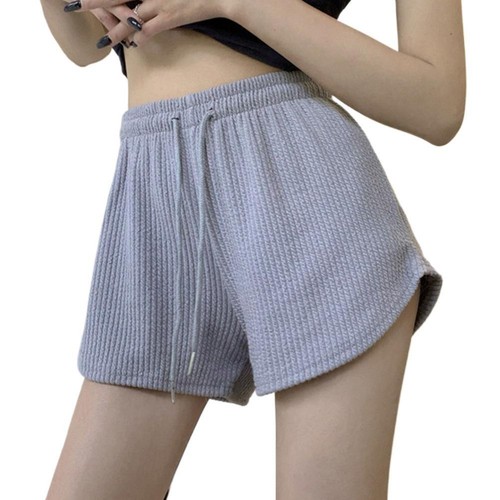 Women's Drawstring Baggy Casual Shorts Elastic Waist Summer Loose Hot Pant J3I0