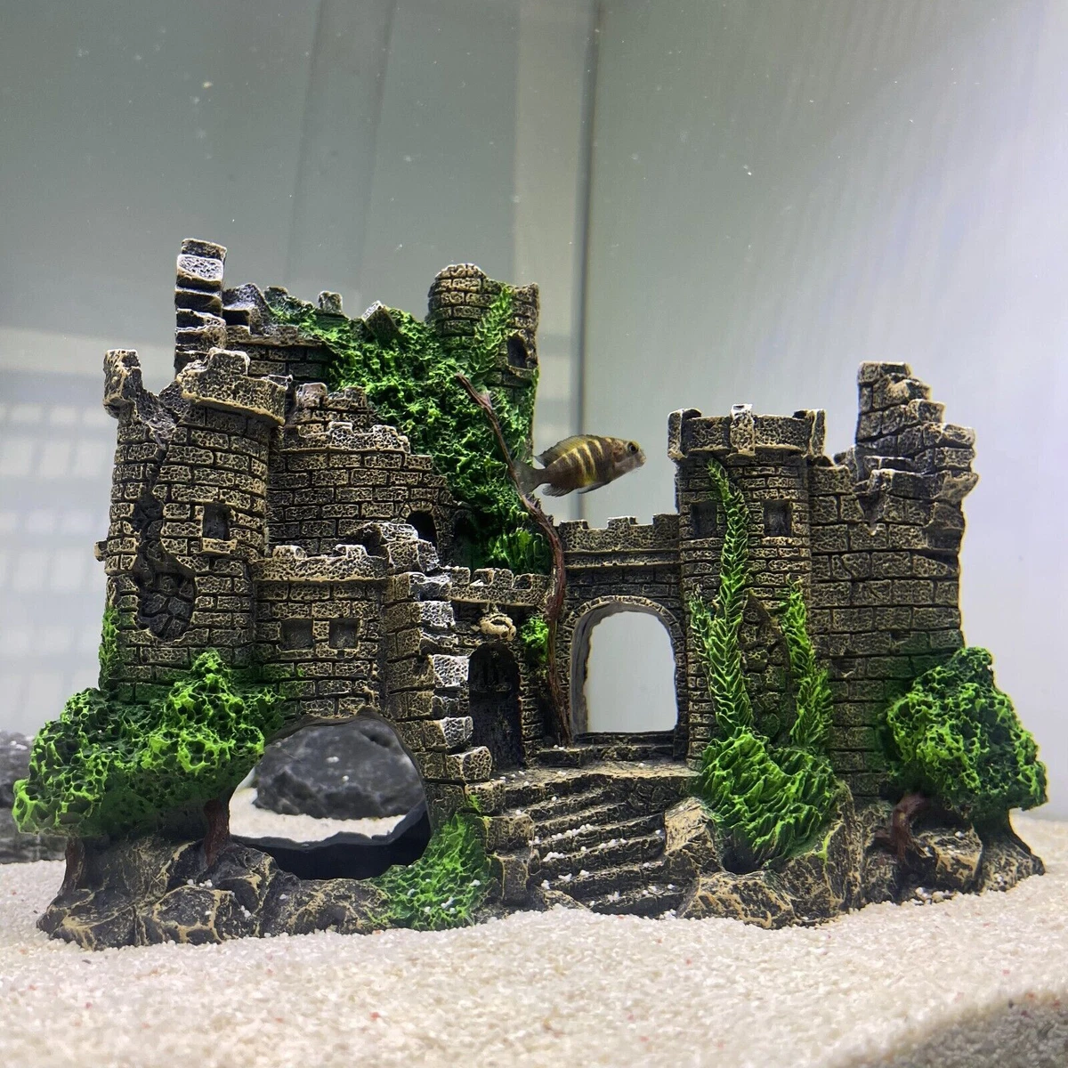Castle fish top tank decorations