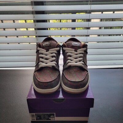 Size 8 Men - Nike SB Dunk Low Pro Paisley Brown DH7534-200 Brand New Deadstock