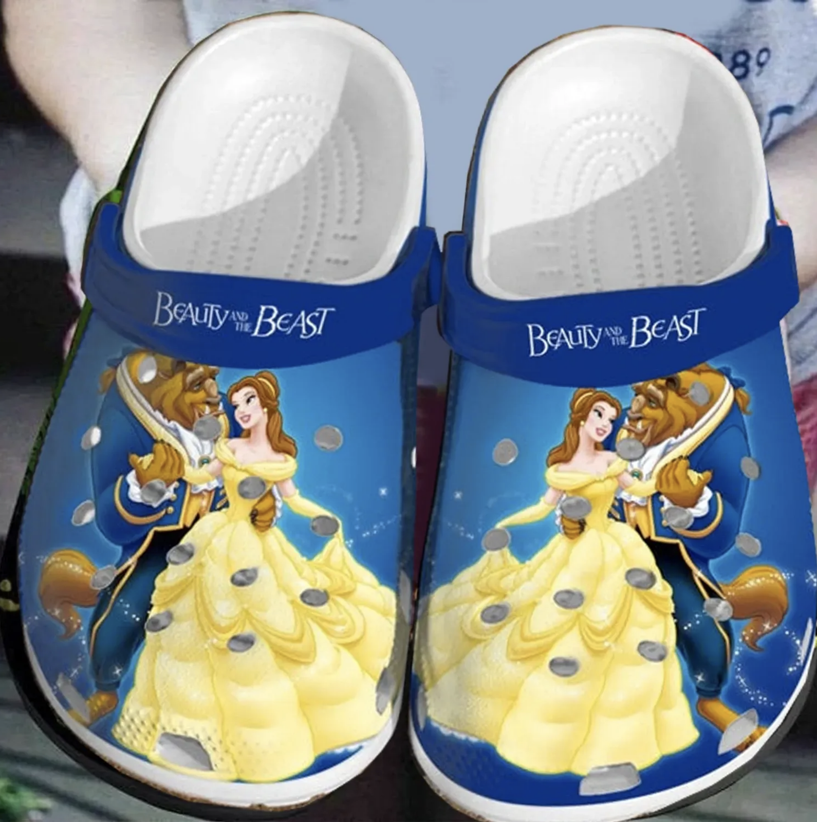 Beauty And The Beast Disney Clogs, Cartoon Slippers, Cartoon Clogs Shoes