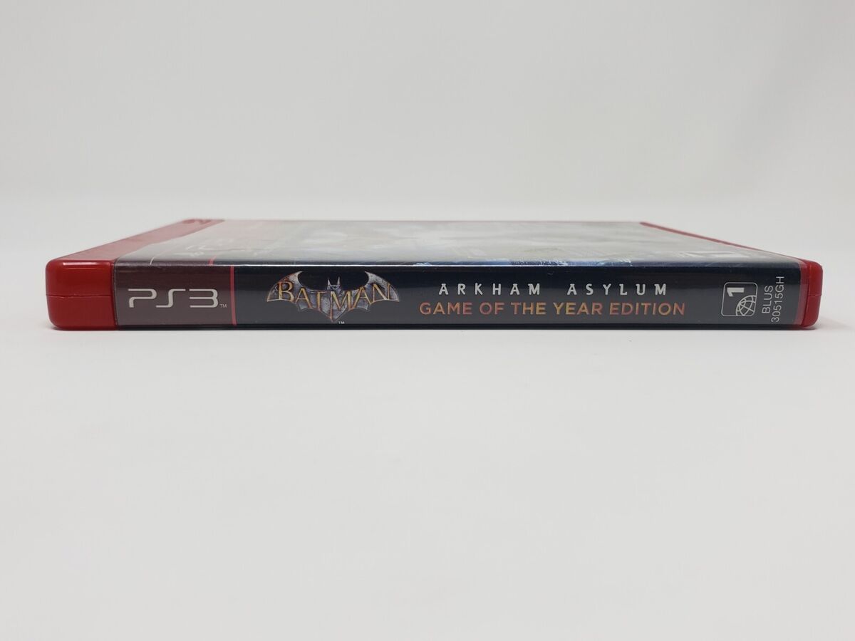 Jogo Batman Arkham Asylum Game of the Year Edition Greatest Hits -  Playstation 3 - Seminovo - Games Guard