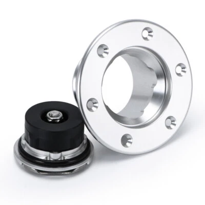 Fuel Filler Neck Pop-Up Fuel Cell Gas Cap Flush Mount 35.5MM 