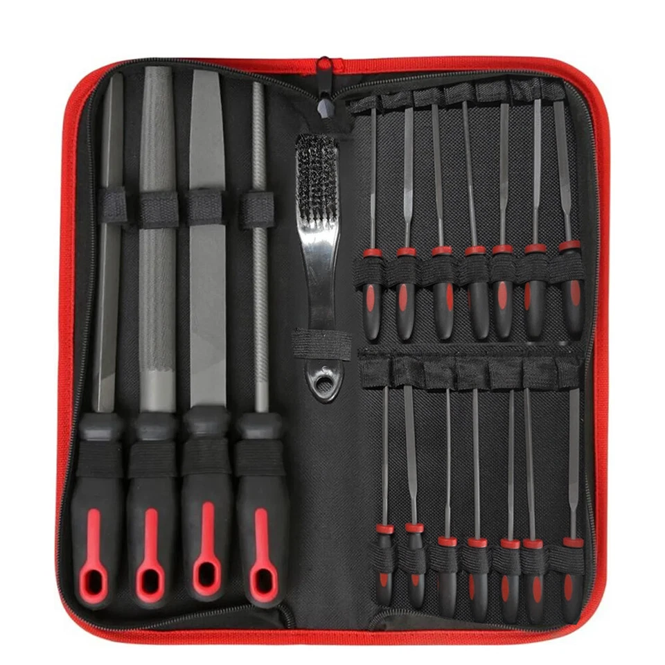 20 PCS Metal Hand & Needle File Tool Set Large & Fine Micro Steel Files Hi-Spec - Image 4 of 4