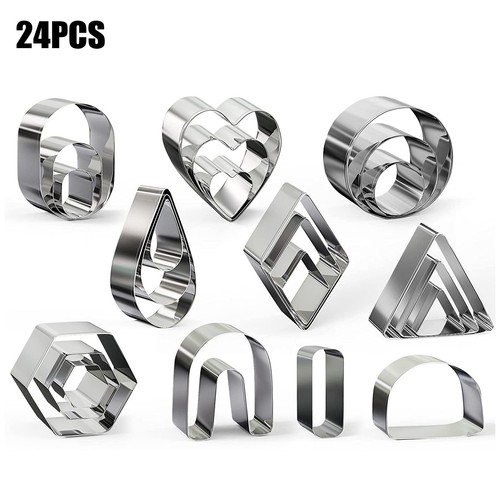 Stainless Steel Star Polymer Clay Cutters Set For DIY Earring Jewelry Making UK - Picture 12 of 14
