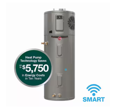 #ad #ad Rheem Platinum 65 Gal. Smart High Efficiency Hybrid Heat Pump Water Heater $2149.00