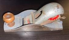 Vintage STANLEY WOOD BLOCK PLANE Carpenter Handtool Made In USA