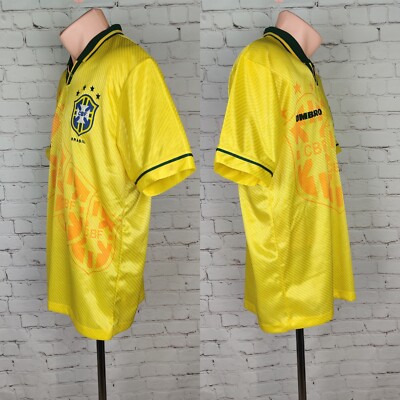 Football shirt soccer FC Brazil Brasil Home 1994/1995/1996