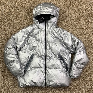 nike silver coat