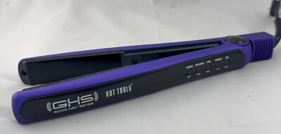 Hot Tools GHS Professional Nano Ceramic 1'' Flat Iron w/Moisture System *NEW