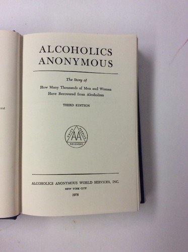 Alcoholics Anonymous 3rd edition 13th printing 1983 Hardcover Acceptable - Imagen 7 de 11