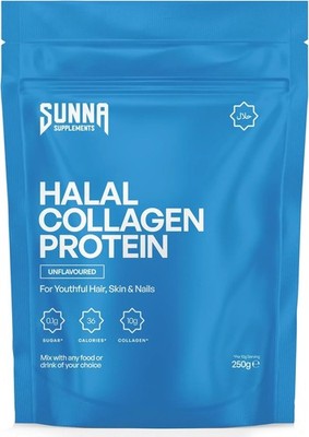 SUNNA SUPPLEMENTS Grass-Fed Halal Collagen Powder - Type I & III Hydrolyzed Bo