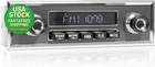 Bluetooth Retro Radio Single Din Vintage Stereo AM FM USB AUX Subwoofer RCA