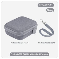 Portable Travel Case Storage Bag for Insta360 GO Ultra Shockproof Design