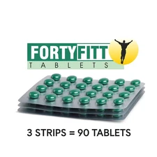 Charak Fortyfitt Tablets – 90 Tabs (3×30) | Daily Vitality & Wellness Support