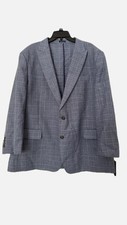 Stanford blue Men s Sports coat Blazer 2 Buttons Inside Pockets Classic Fit 50R