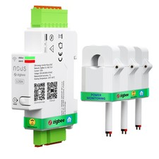 NOUS ZigBee Smart DIN Stromz&auml;hler 120A Energieverbrauchsmonitor