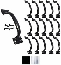 15 Pack Black Barn Door Pull Handles with Screws 5 3/4 in