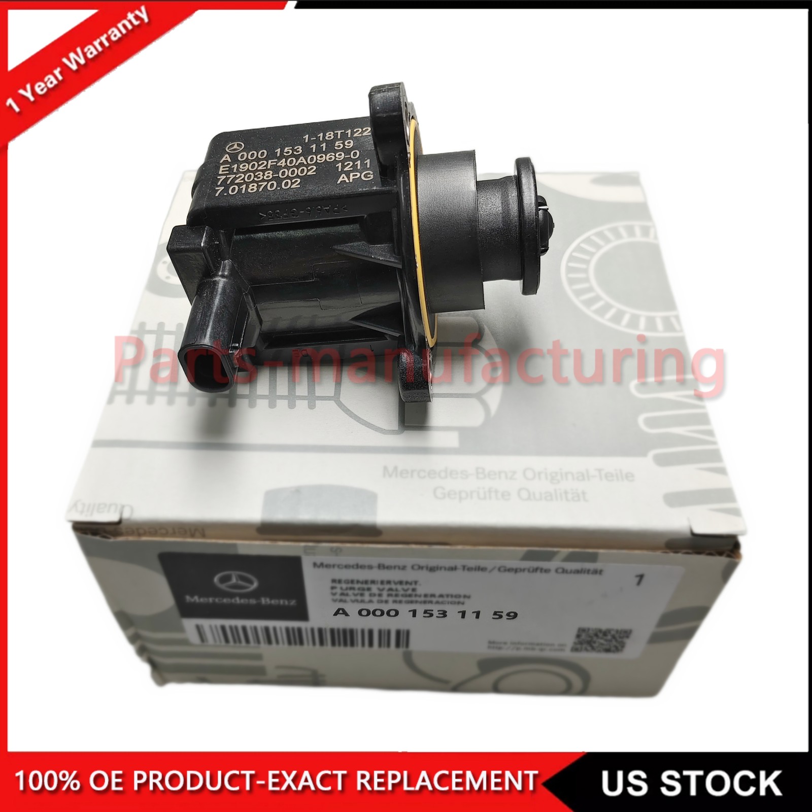 Turbo Charger Boost Cut off Diverter Valve A0001531159 For Mercedes Benz NEW