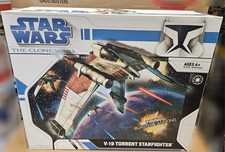 Hasbro Star Wars The Clone Wars V-19 Torrent Starfighter Vehicle
