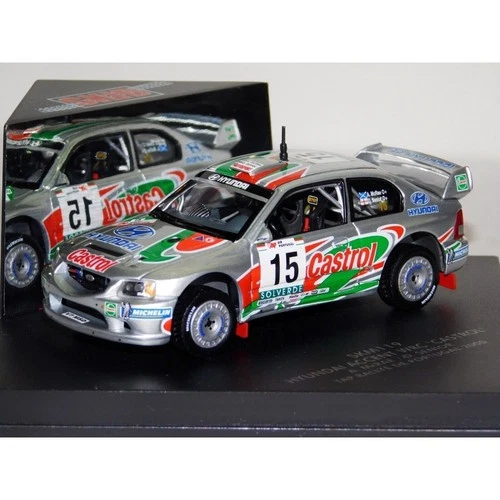 HYUNDAI ACCENT WRC CASTROL #15 ARGENTINA 2000 A. MCRAE SKID SKM134 1/43
