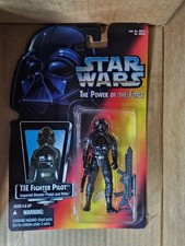 Kenner Star Wars Power Of The Force Tie Fighter Pilot Action Figure 1995 POTF