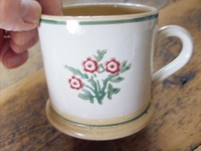 nicholas mosse mug - 1990's vintage mug with flower design 9cm x 9cm.