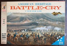 1961 Battle-cry American Heritage Civil War Game Complete Sealed Trays Mb 4115