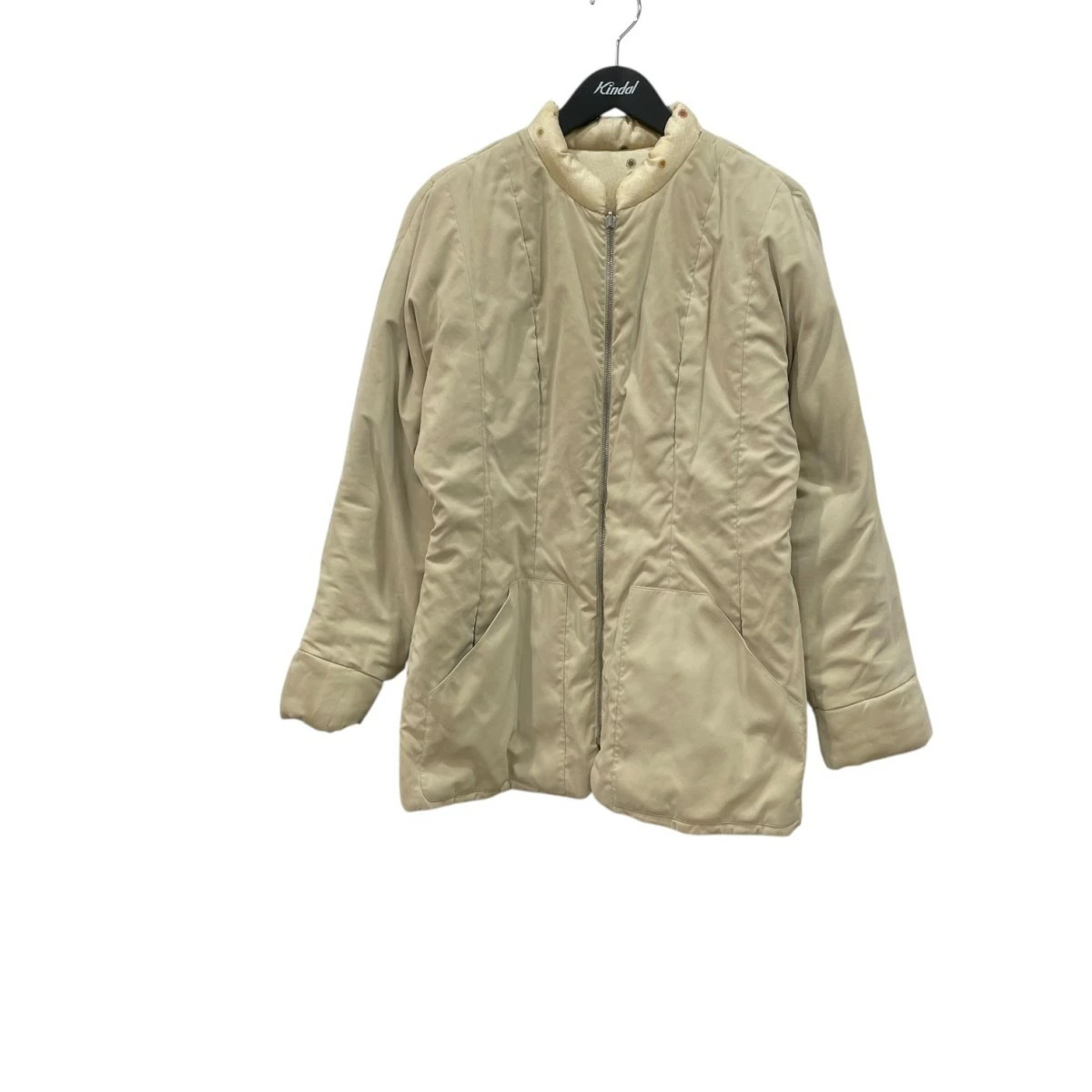 Hermes Silk Space Pattern Reversible Batting Coat… - image 7