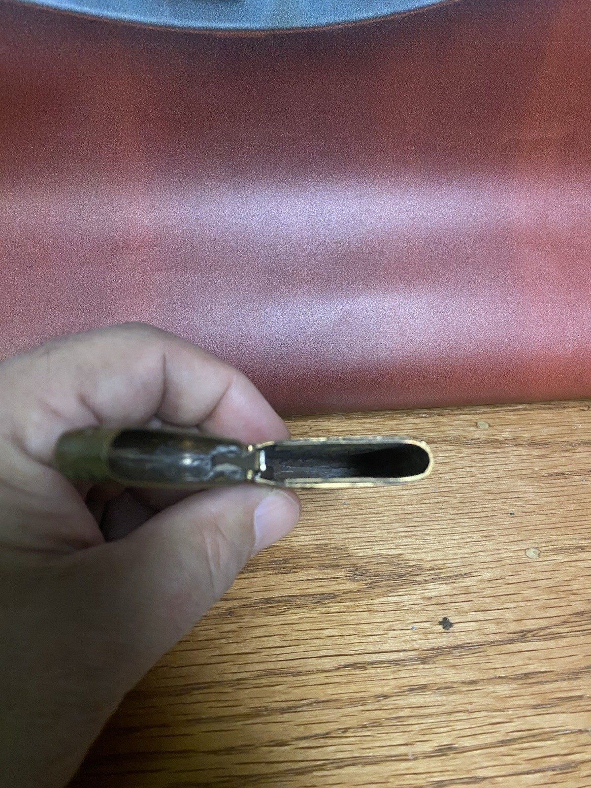 John Hauck Beer Match Safe Old Vintage 1900s Match Holder Cincinnati Oh