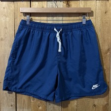 L Nike Swim Trunks Pockets Men  s Blue Shorts