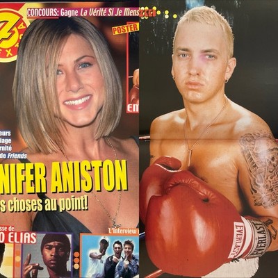 7 Extra KOMPLETT Jennifer Aniston Eminem Poster Britney Spears Blue Usher Ledger